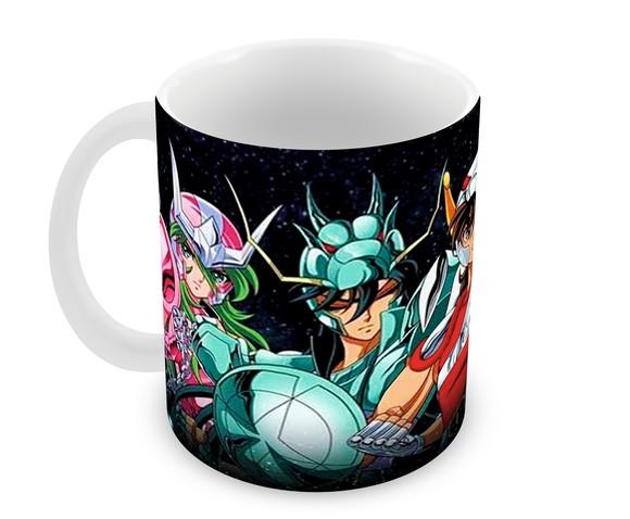 Caneca Polímero os Cavaleiros do Zodíaco Personalizada