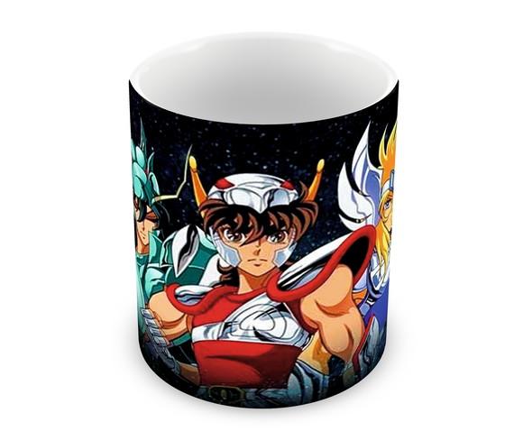 Caneca Polímero os Cavaleiros do Zodíaco Personalizada