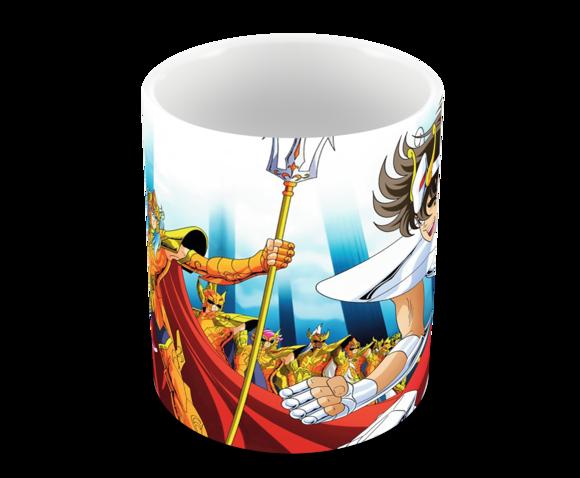 Caneca Polímero os Cavaleiros do Zodíaco Personalizada