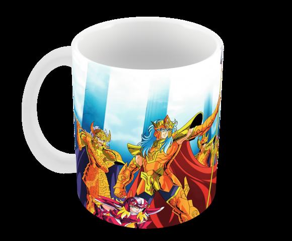Caneca Polímero os Cavaleiros do Zodíaco Personalizada