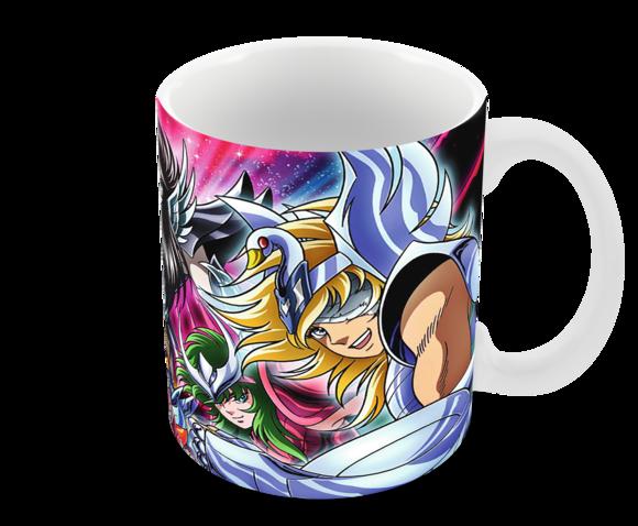 Caneca Polímero os Cavaleiros do Zodíaco Personalizada