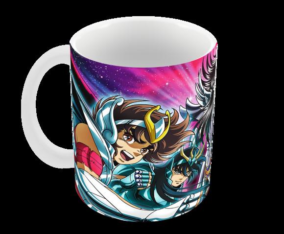 Caneca Polímero os Cavaleiros do Zodíaco Personalizada
