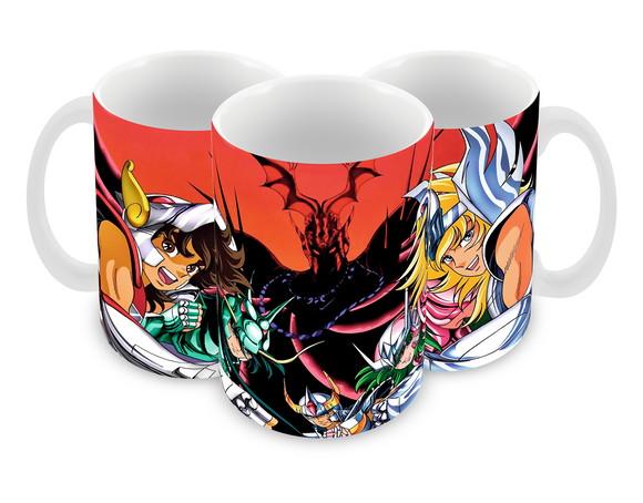 Caneca Polímero os Cavaleiros do Zodíaco Personalizada