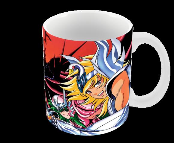 Caneca Polímero os Cavaleiros do Zodíaco Personalizada