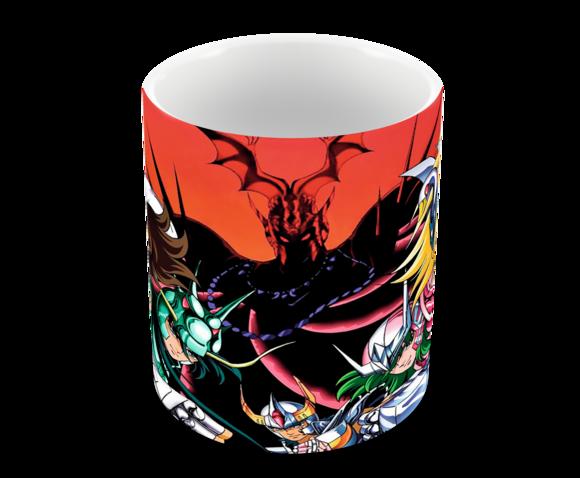 Caneca Polímero os Cavaleiros do Zodíaco Personalizada