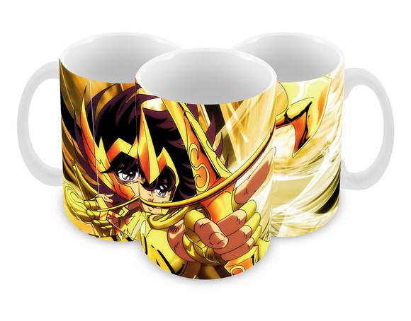Caneca Polímero os Cavaleiros do Zodíaco Personalizada
