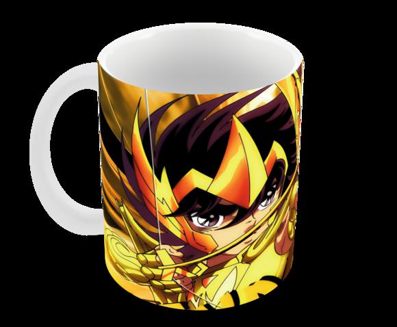 Caneca Polímero os Cavaleiros do Zodíaco Personalizada