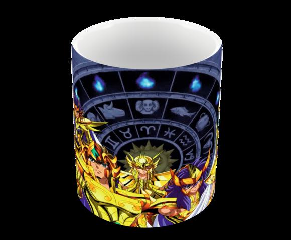 Caneca Polímero os Cavaleiros do Zodíaco Personalizada