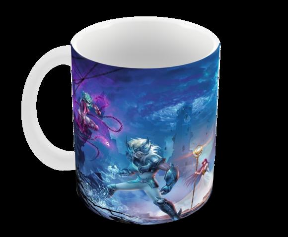 Caneca Polímero os Cavaleiros do Zodíaco Personalizada