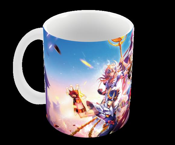 Caneca Polímero os Cavaleiros do Zodíaco Personalizada
