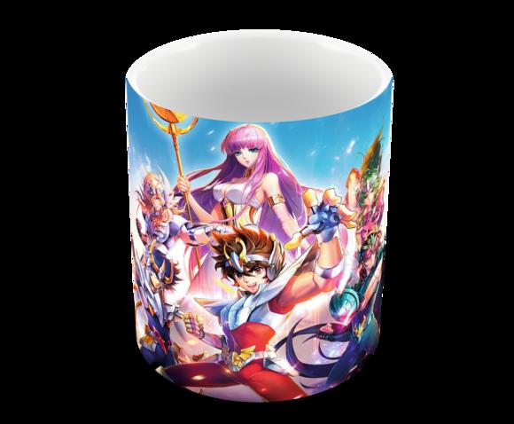 Caneca Polímero os Cavaleiros do Zodíaco Personalizada