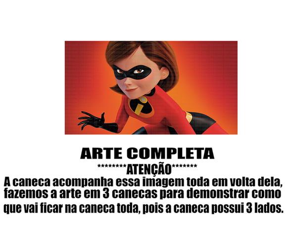 Caneca Polímero os Incríveis Personalizada