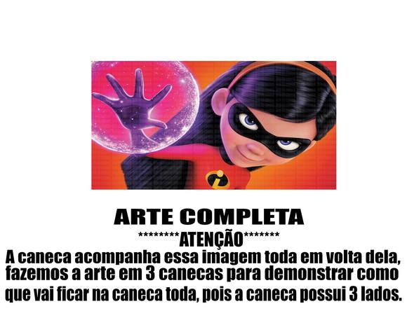 Caneca Polímero os Incríveis Personalizada