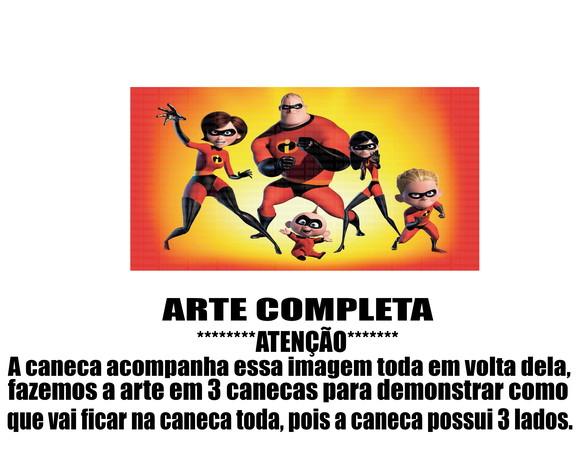 Caneca Polímero os Incríveis Personalizada