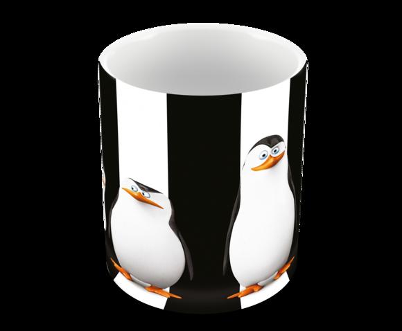 Caneca Polímero os Pinguins de Madagascar Personalizada
