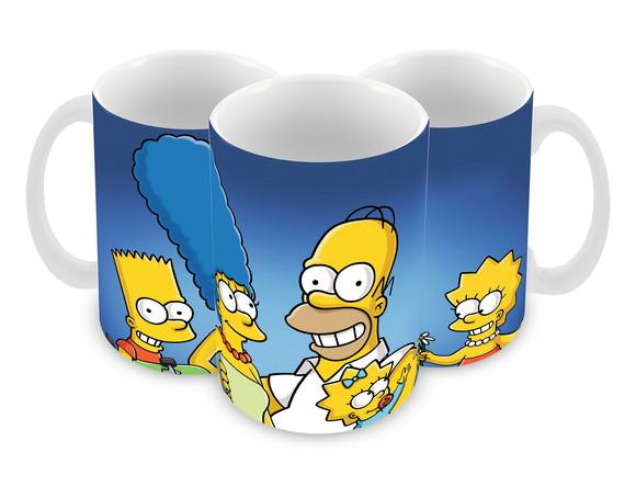 Caneca Polímero os Simpsons Personalizada