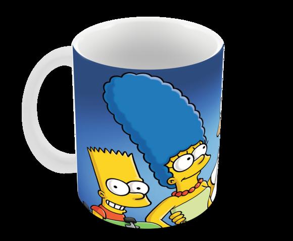 Caneca Polímero os Simpsons Personalizada