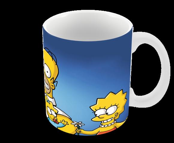 Caneca Polímero os Simpsons Personalizada