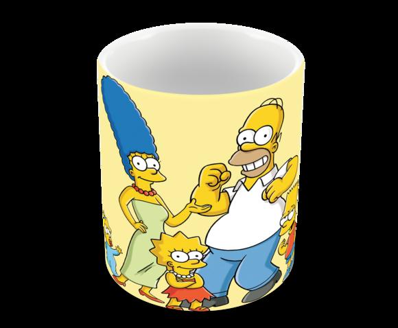 Caneca Polímero os Simpsons Personalizada