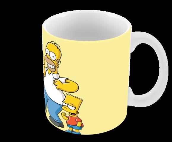 Caneca Polímero os Simpsons Personalizada