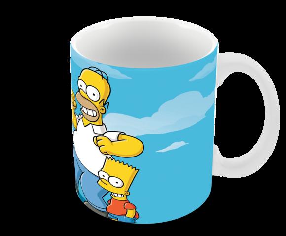 Caneca Polímero os Simpsons Personalizada