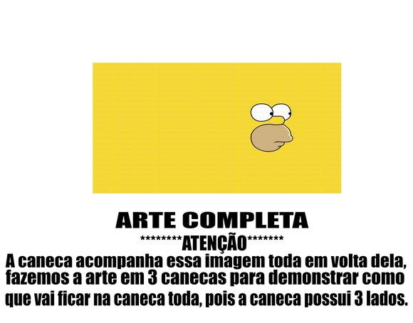 Caneca Polímero os Simpsons Personalizada