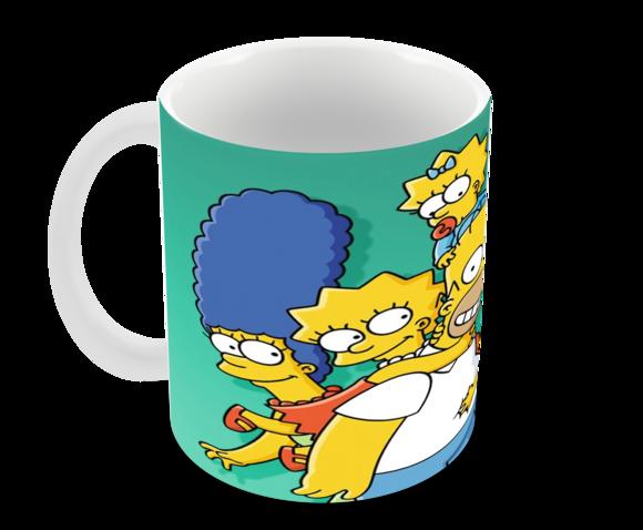 Caneca Polímero os Simpsons Personalizada