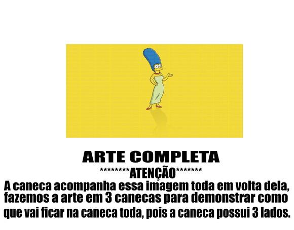 Caneca Polímero os Simpsons Personalizada