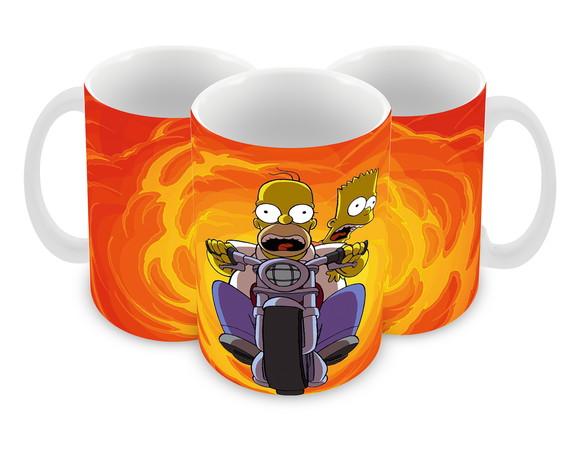Caneca Polímero os Simpsons Personalizada