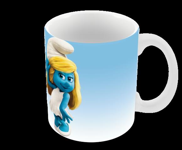 Caneca Polímero os Smurfs Personalizada