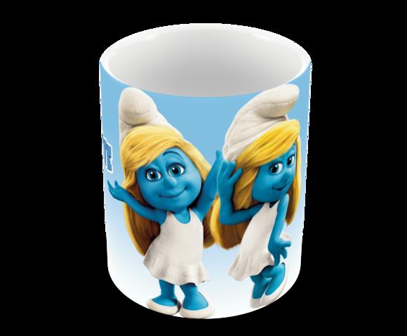 Caneca Polímero os Smurfs Personalizada