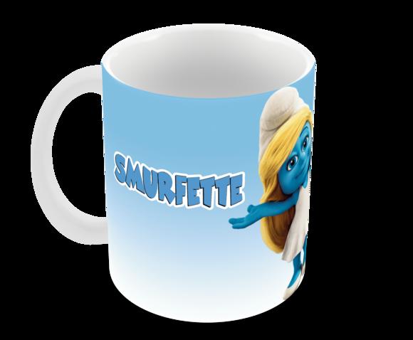 Caneca Polímero os Smurfs Personalizada