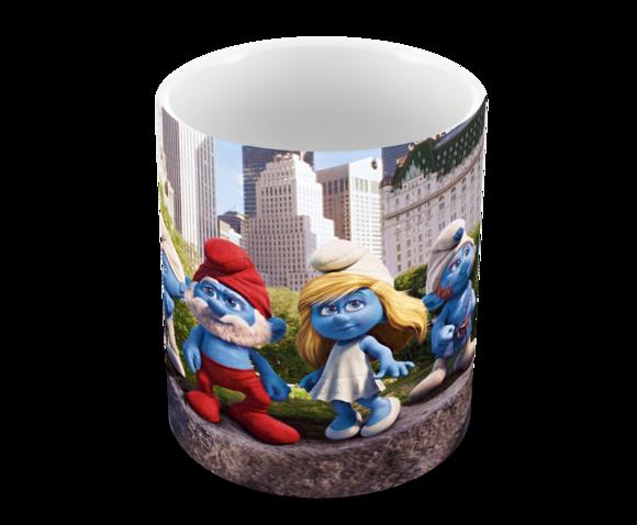 Caneca Polímero os Smurfs Personalizada