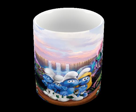 Caneca Polímero os Smurfs Personalizada