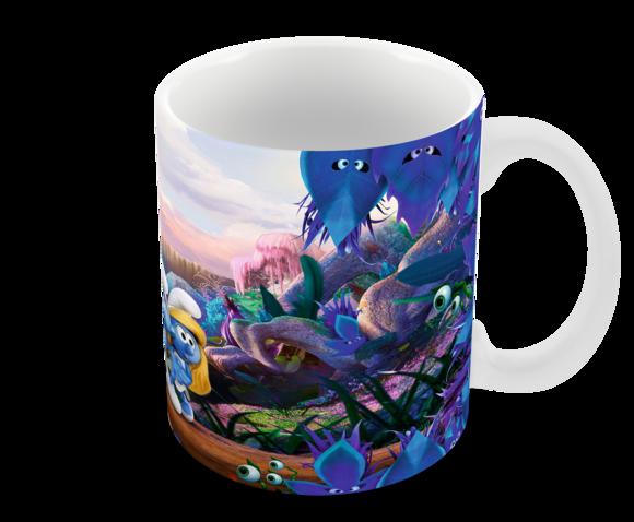 Caneca Polímero os Smurfs Personalizada