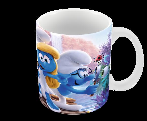 Caneca Polímero os Smurfs Personalizada