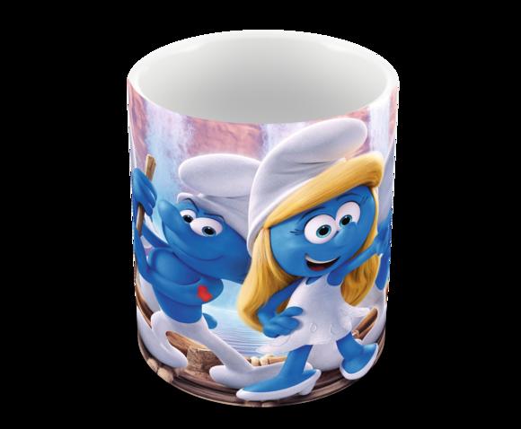 Caneca Polímero os Smurfs Personalizada