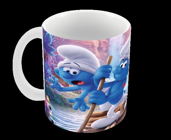 Caneca Polímero os Smurfs Personalizada
