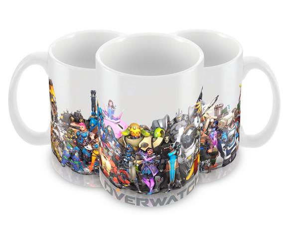 Caneca Polímero Overwatch Personalizada