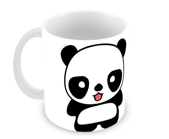 Caneca Polímero Panda Personalizada