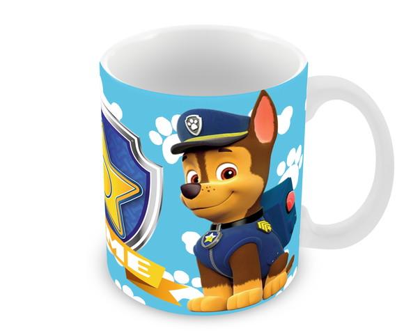Caneca Polímero Patrulha Canina Chase Nome Personalizada