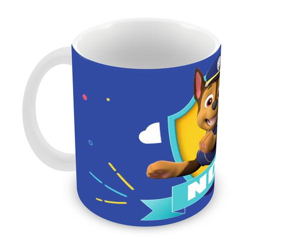 Caneca Polímero Patrulha Canina Chase Personalizada