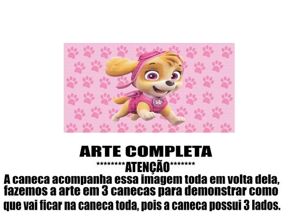 Caneca Polímero Patrulha Canina Personalizada