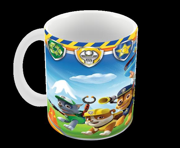 Caneca Polímero Patrulha Canina Personalizada