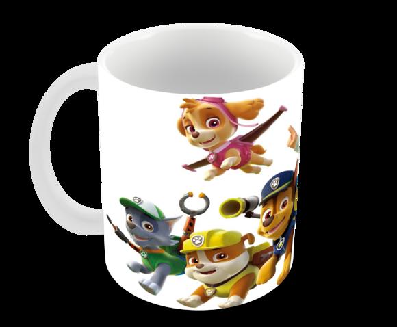 Caneca Polímero Patrulha Canina Personalizada