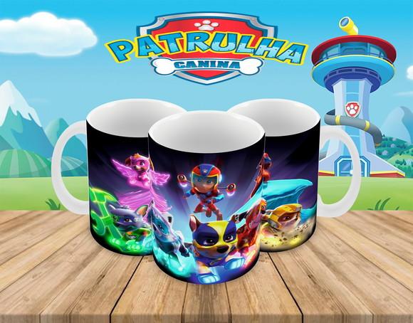 Caneca Polímero Patrulha Canina Personalizada