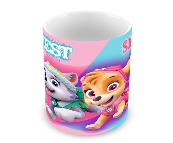 Caneca Polímero Patrulha Canina Skye e Everest Personalizada