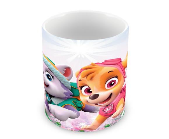 Caneca Polímero Patrulha Canina Skye e Everest Personalizada