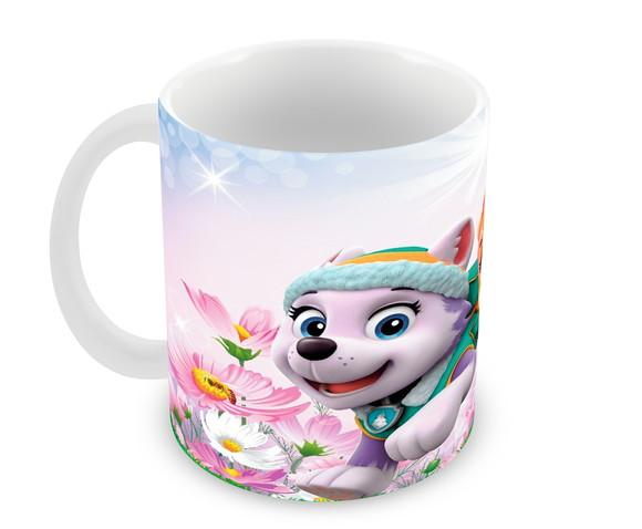 Caneca Polímero Patrulha Canina Skye e Everest Personalizada
