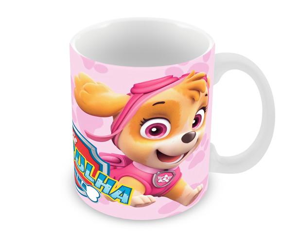Caneca Polímero Patrulha Canina Skye e Everest Personalizada